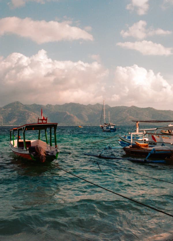 a view on Lombok, Gili islands 2022