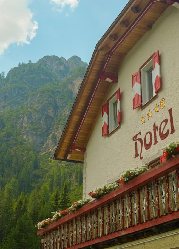 Alpine hotel, Dolomites 2026