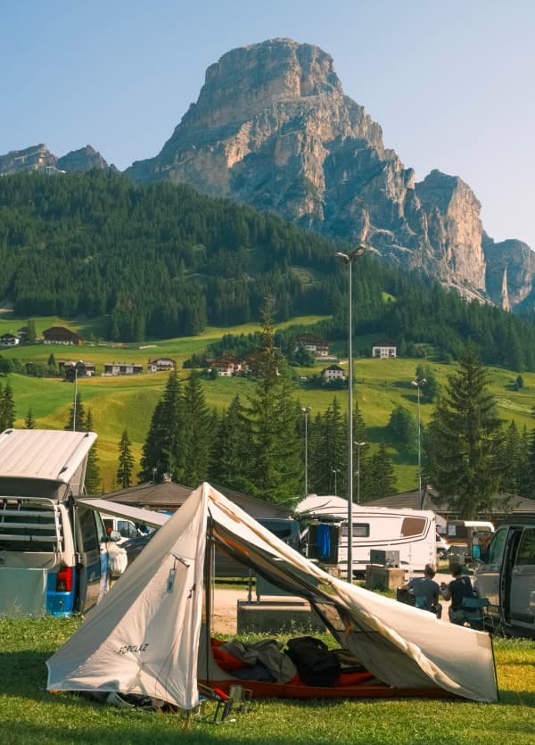 Camp below the peak, Dolomites 2026
