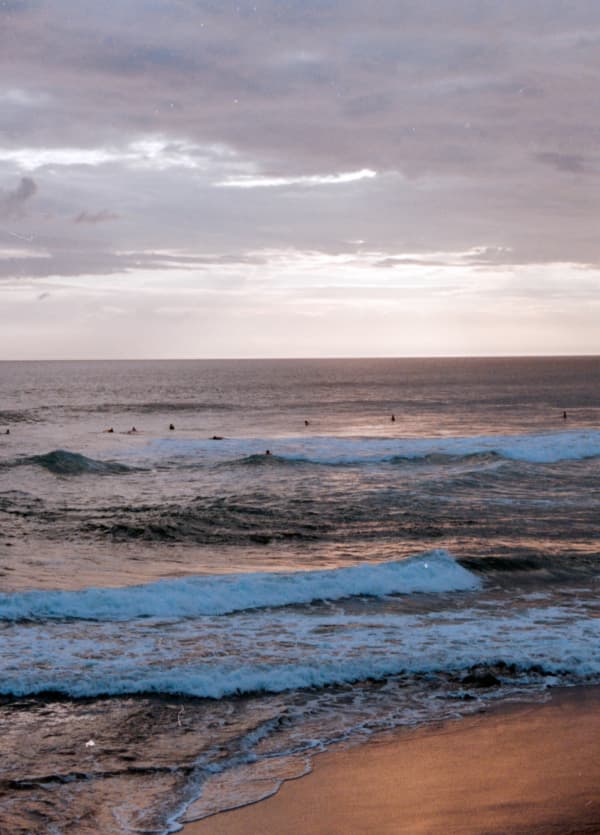 Golden hour surfing, Bali 2022