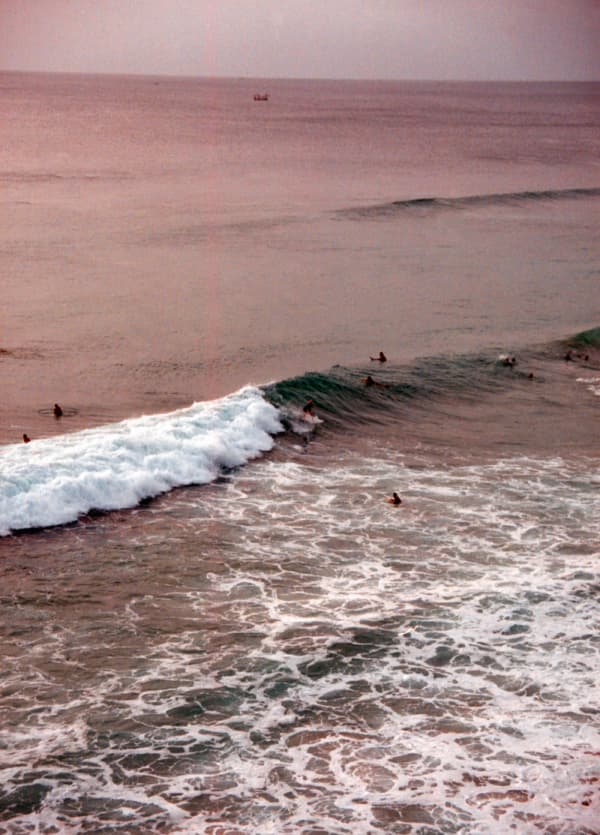 Golden hour surfing, Bali 2022