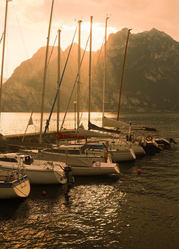 Marina at sunset, Lake Garda 2026