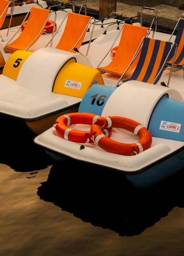 Pedal boats, Lake Garda 2026