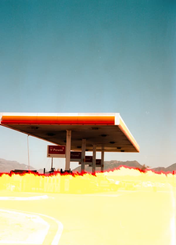 Retro gas station, Cape Town 2024