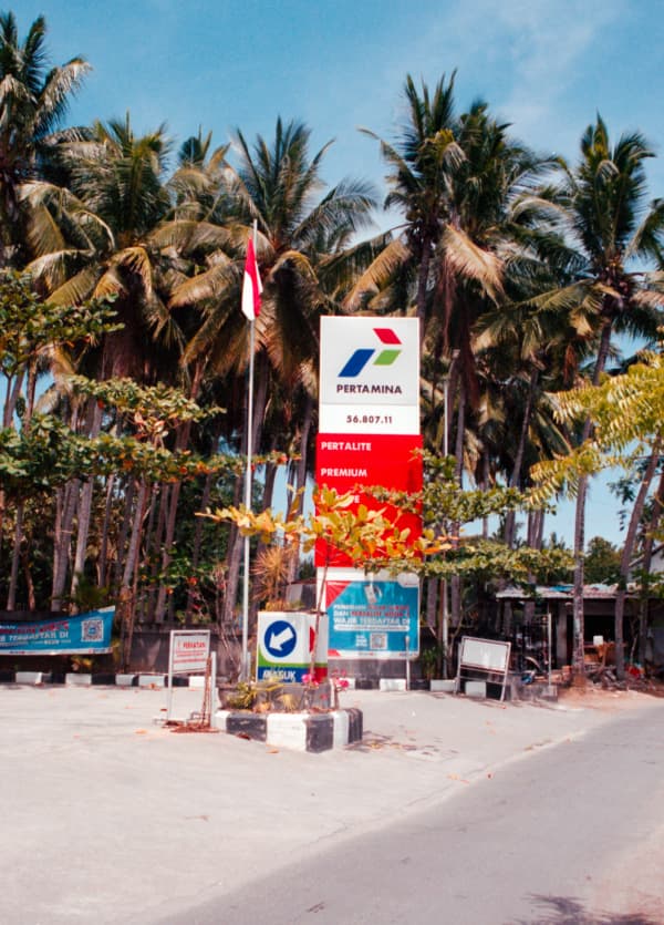 Tropical gas station, Nusa Penida 2022