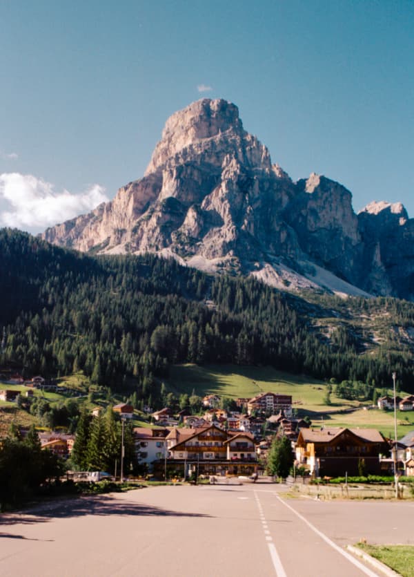 Village under the peak, Dolomites 2022