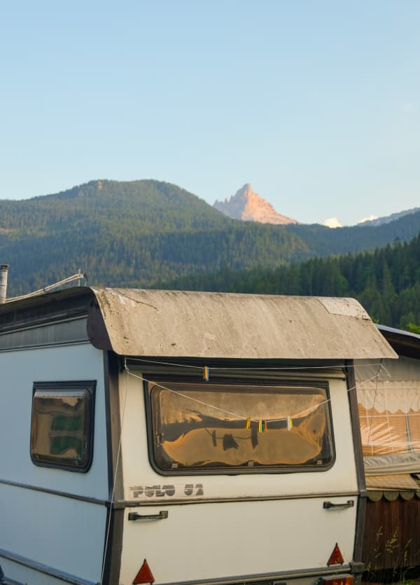Vintage caravan, Dolomites 2026